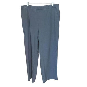 Dressbarn Wide Leg Casual Pull On Dress Pants Stretch Waist Women Plus Size 20